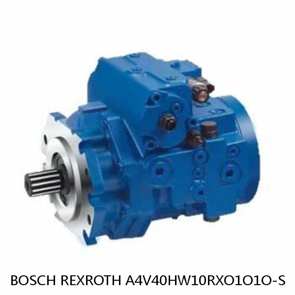 A4V40HW10RXO1O1O-S BOSCH REXROTH A4V Variable Pumps