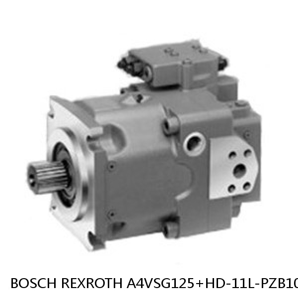 A4VSG125+HD-11L-PZB10H009N BOSCH REXROTH A4VSG Axial Piston Variable Pump #1 small image