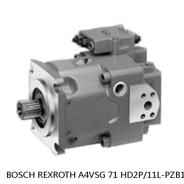 A4VSG 71 HD2P/11L-PZB10K270N BOSCH REXROTH A4VSG Axial Piston Variable Pump #1 small image