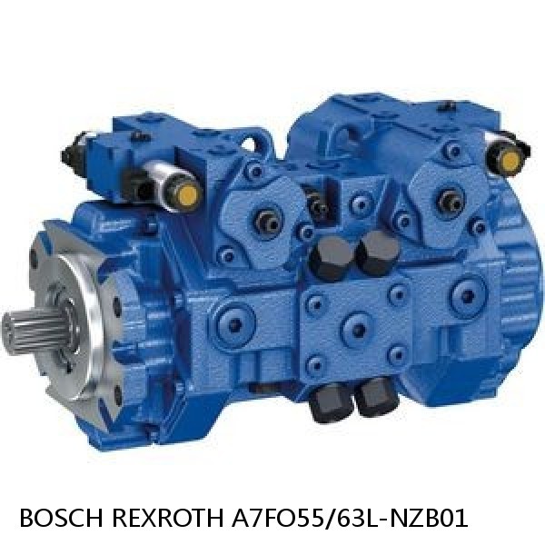 A7FO55/63L-NZB01 BOSCH REXROTH A7FO Axial Piston Motor Fixed Displacement Bent Axis Pump #1 small image