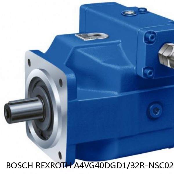 A4VG40DGD1/32R-NSC02F003S-S BOSCH REXROTH A4VG Variable Displacement Pumps