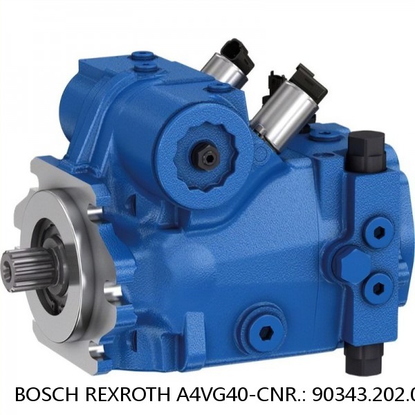 A4VG40-CNR.: 90343.202.00. BOSCH REXROTH A4VG Variable Displacement Pumps