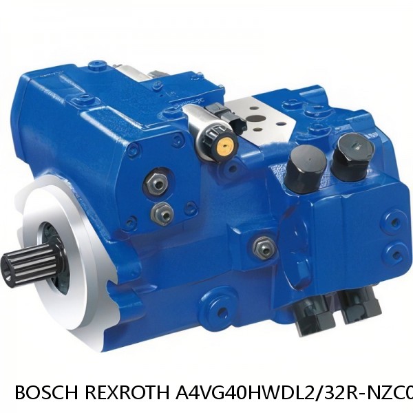 A4VG40HWDL2/32R-NZC02F025S-S BOSCH REXROTH A4VG Variable Displacement Pumps