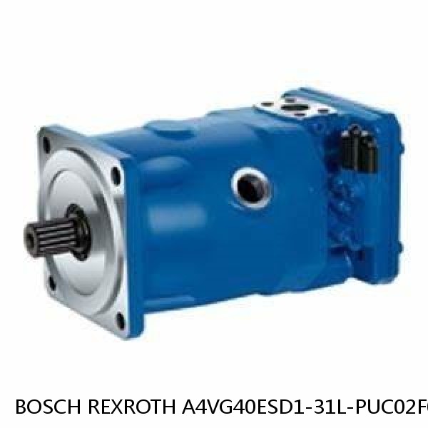A4VG40ESD1-31L-PUC02F003S BOSCH REXROTH A4VG Variable Displacement Pumps