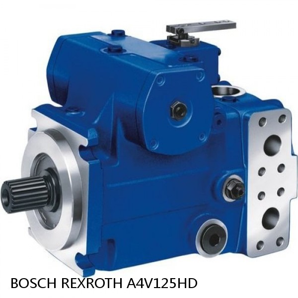 A4V125HD BOSCH REXROTH A4V Variable Pumps