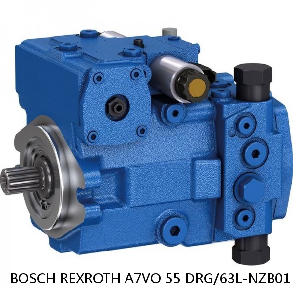A7VO 55 DRG/63L-NZB01 BOSCH REXROTH A7VO Variable Displacement Pumps #1 image